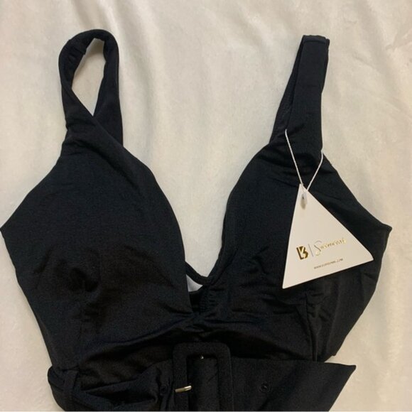 Buffbunny Collction Luxleisure One Piece Black Onyx Medium NWT - Picture 6 of 13